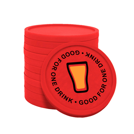 Good for one drink tokens Ø29mm – 100 pcs