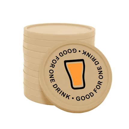 Good for one drink tokens Ø29mm – 100 pcs