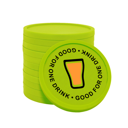 Good for one drink tokens Ø29mm – 100 pcs