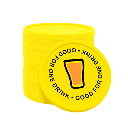 Good for one drink tokens Ø29mm – 100 pcs