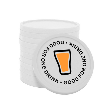 Good for one drink tokens Ø29mm – 100 pcs