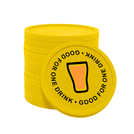 Good for one drink tokens Ø29mm – 100 pcs