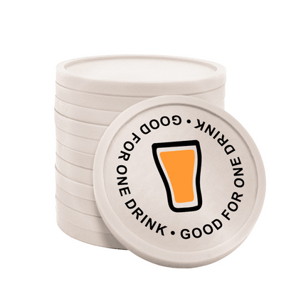 Good for one drink tokens Ø29mm – 100 pcs