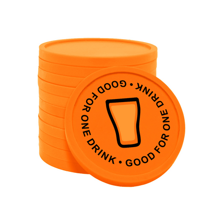 Good for one drink tokens Ø29mm – 100 pcs