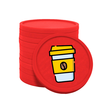 Coffee to go tokens Ø29mm – 100 pcs
