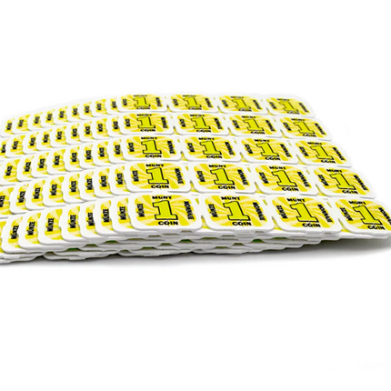 Plastic break-off tokens - 1000 pcs