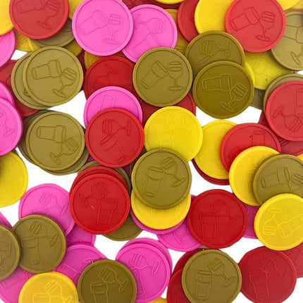 Beer and wine tokens Ø29mm – 100 pcs