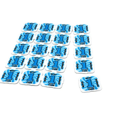 Plastic break-off tokens - 1000 pcs