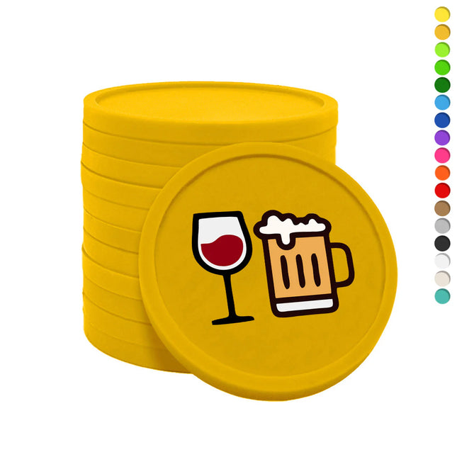 Beer and wine tokens Ø29mm – 100 pcs