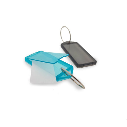 Large flip-open key tags 60 x 27 mm – 100 pcs
