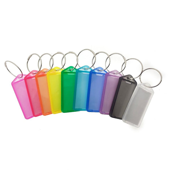 Large flip-open key tags 60 x 27 mm – 100 pcs