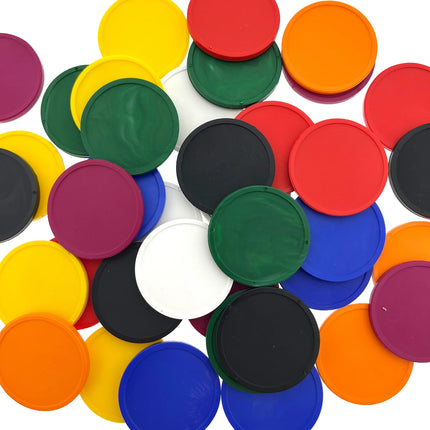 Blank biodegradable tokens Ø29mm – 100 pcs