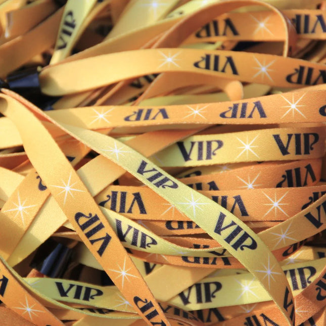 VIP fabric wristband - 100 pcs