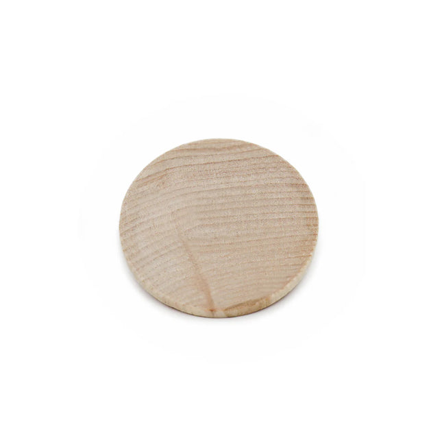 Blank wood token Ø29mm - 100 pc
