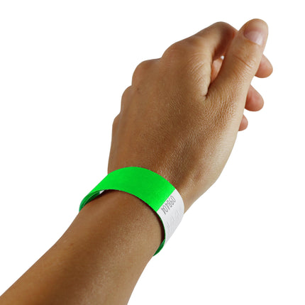 Blank Tyvek wristbands - 100 pcs