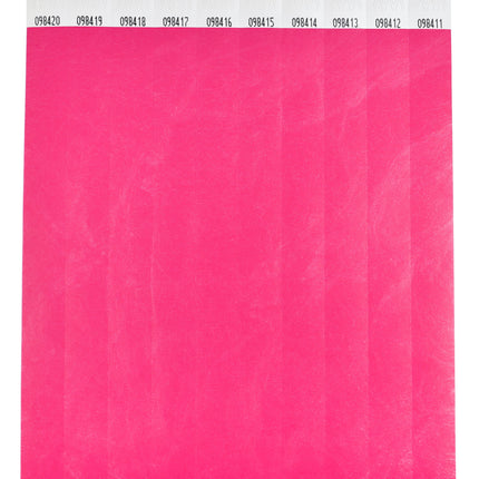 Blank Tyvek wristbands - 100 pcs