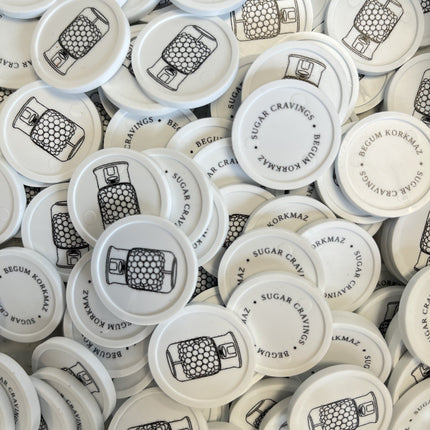 Custom printed plastic tokens Ø23mm – 100 pcs