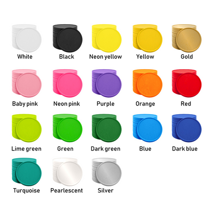 Custom printed plastic tokens Ø35mm – 1000 pcs
