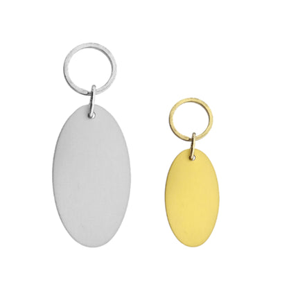 Blank Victor Oval hotel keychain - 1 pc