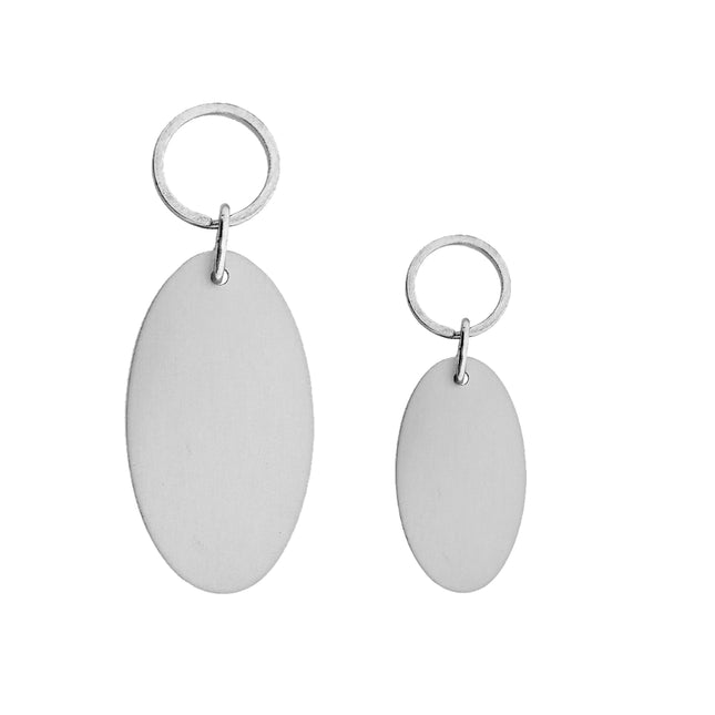 Blank Victor Oval hotel keychain - 1 pc