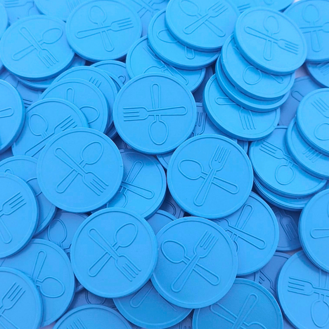 Utensils tokens - 250 pcs