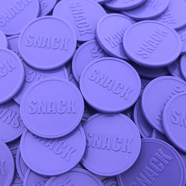 Snack tokens - 250 pcs