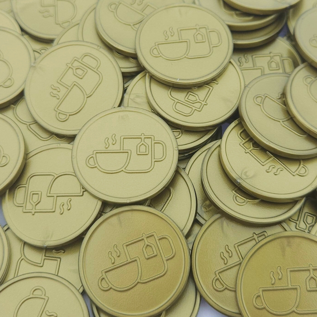 Coffee and tea tokens - 250 pcs