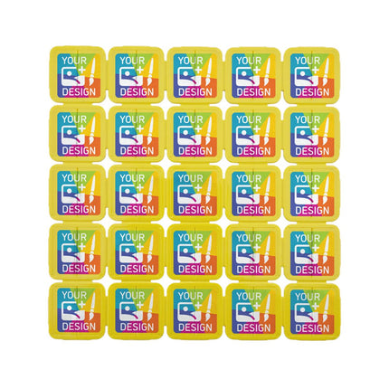Custom break-off tokens recycled plastic – 1000 pcs