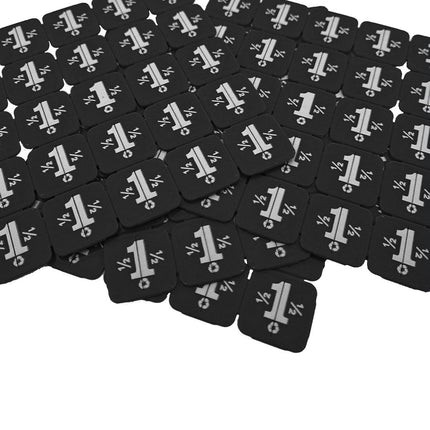 Recycled plastic break-off tokens – 1000 pcs