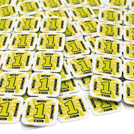 Plastic break-off tokens - 1000 pcs