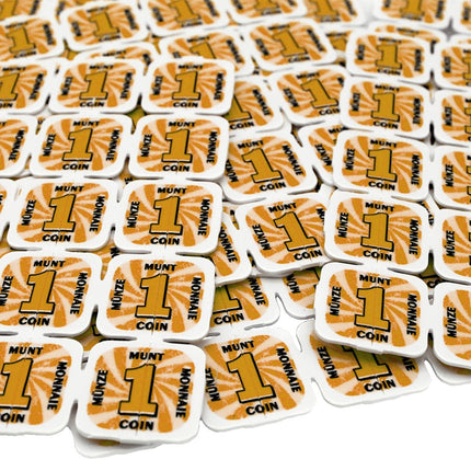 Plastic break-off tokens - 1000 pcs