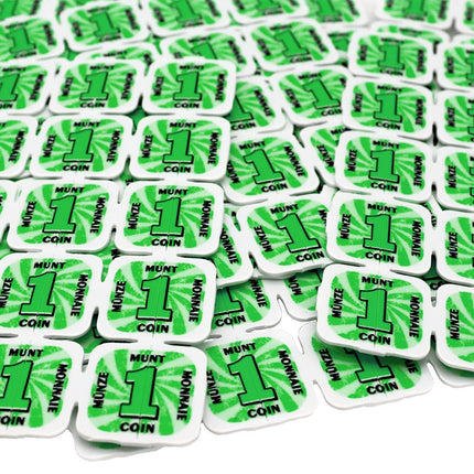 Plastic break-off tokens - 1000 pcs