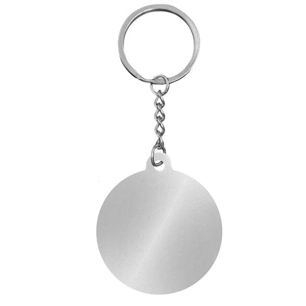 Blank stainless steel keychain - 1 pc