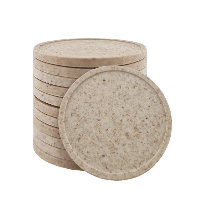 Blank wood fiber token Ø29mm - 100 pcs