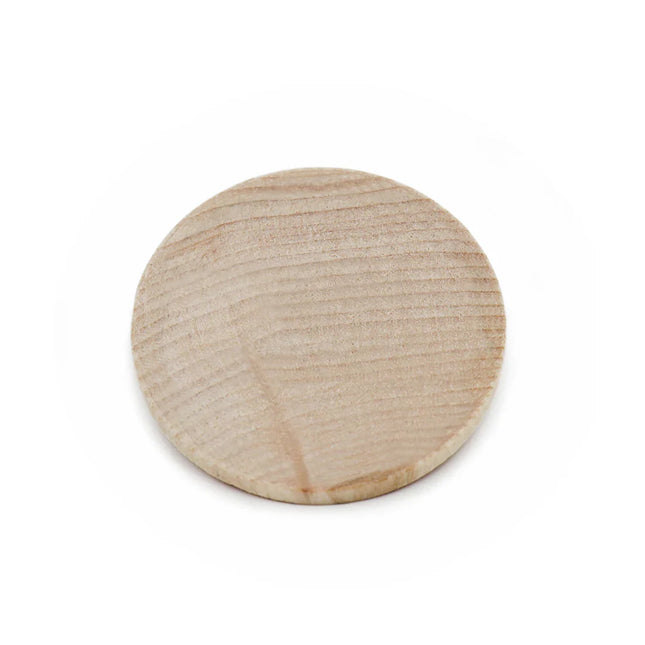 XXL Blank wood token Ø50mm - 100 pc