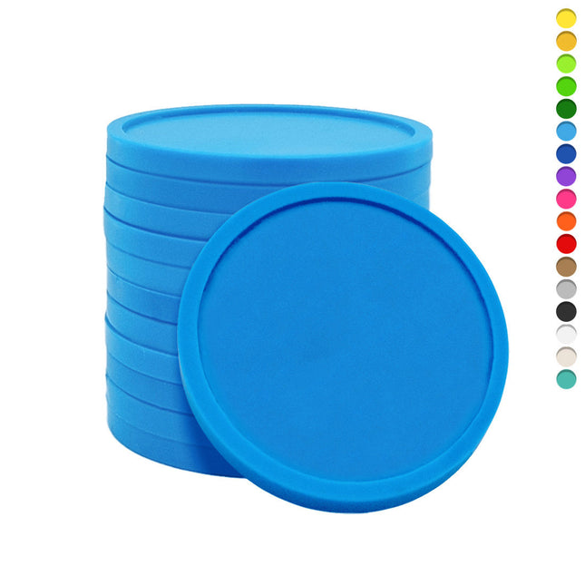 Blank plastic tokens Ø29mm – 100 pcs