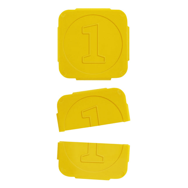 Plastic break-off tokens number 1 - 1000 pcs