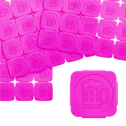 Fluorescent beer break-off tokens – 1000 pcs