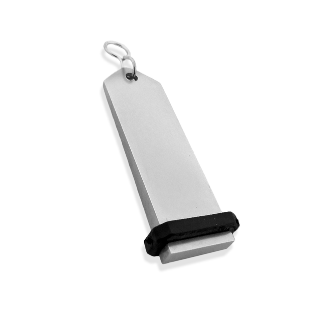 Bumerang silver hotel keychain engraved – 1 pc