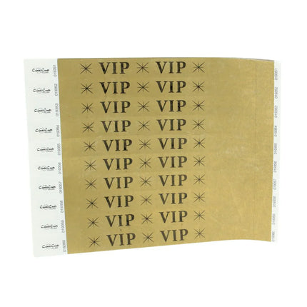 VIP paper Tyvek wristbands - 100 pcs