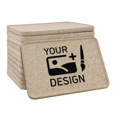 Custom printed wood fiber token 50x35mm - 100 pcs