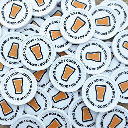 Good for one drink tokens Ø29mm – 100 pcs