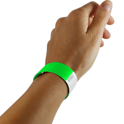 Color mix blank Tyvek wristbands - 100 pcs