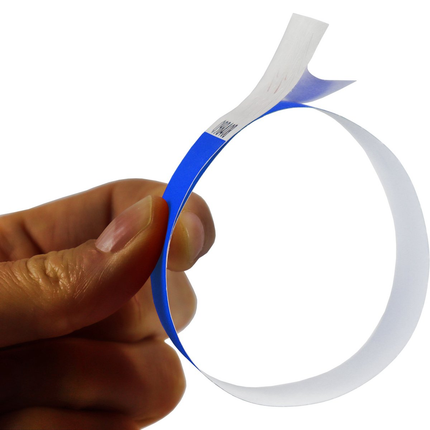 Color mix blank Tyvek wristbands - 100 pcs