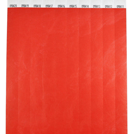 Color mix blank Tyvek wristbands - 100 pcs
