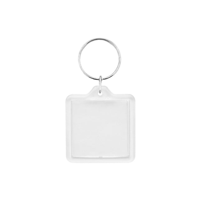 Small square blank acrylic keychain