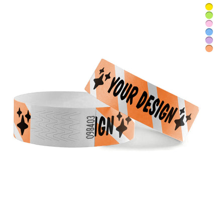 Custom Tyvek paper wristbands - 1000 pcs