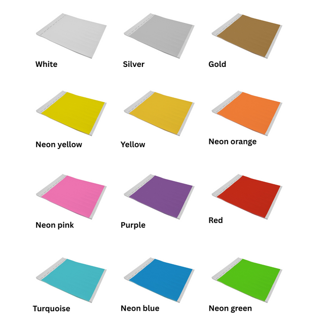 Custom text Tyrex wristbands- 100 pcs