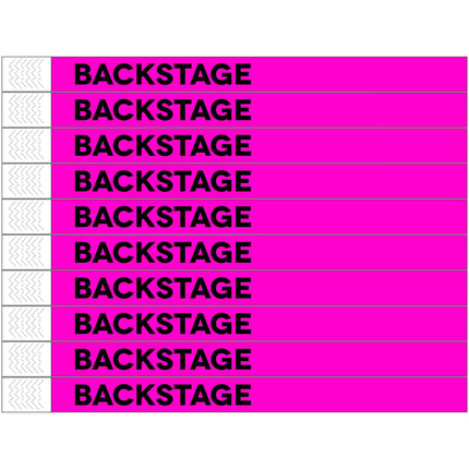 Backstage Tyrex wristbands - 100 pcs