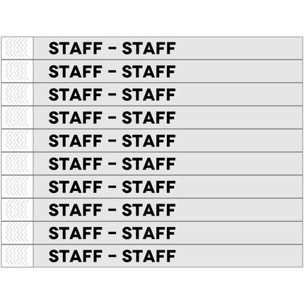 Staff Tyrex wristbands - 100 pcs